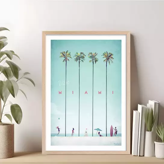 Miami vintage - vintage poster