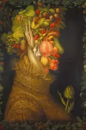 Eté par Giuseppe Arcimboldo - tableau celebre