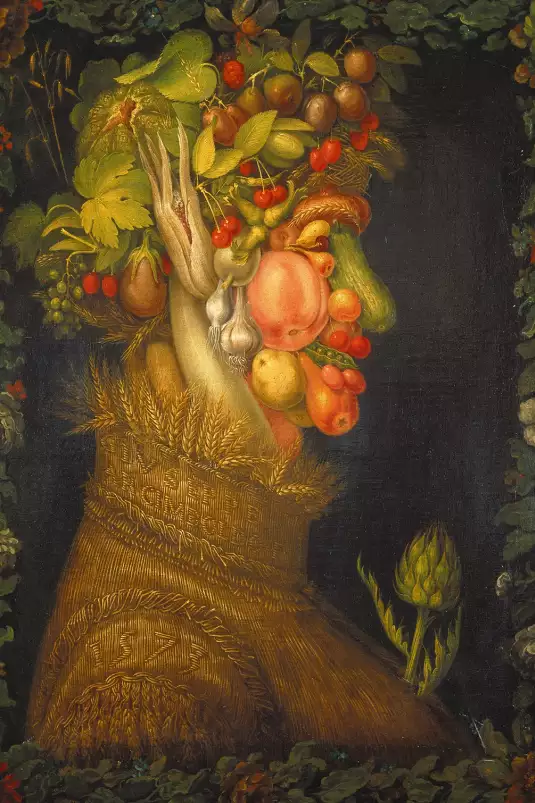 Eté par Giuseppe Arcimboldo - tableau celebre