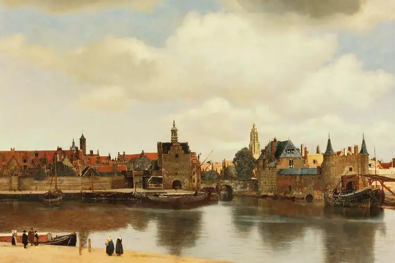 Vue de Delft - tableau celebre