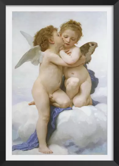 Premier baiser par Bouguereau - tableau celebre