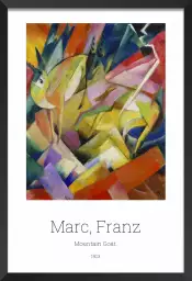 Chamois par Franz Marc - tableau celebre