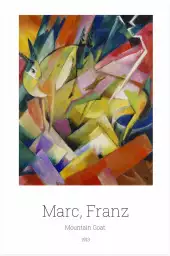Chamois par Franz Marc - tableau celebre