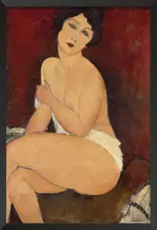 La belle Romaine par Amadeo Modigliani - tableau celebre