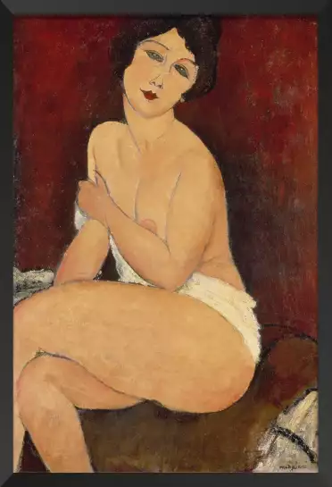 La belle Romaine par Amadeo Modigliani - tableau celebre