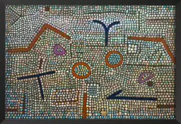 Mosaic de Prhune de Paul Klee - tableau celebre