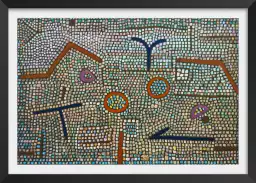 Mosaic de Prhune de Paul Klee - tableau celebre