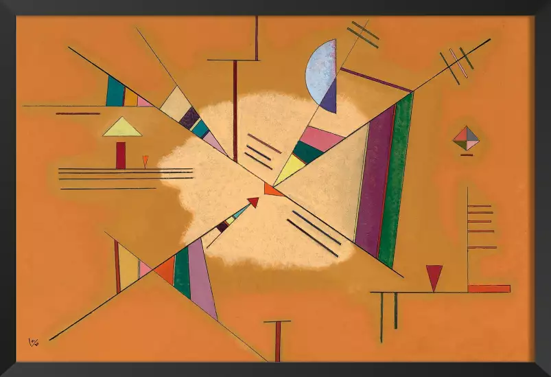 Diagonal de Wassily Kandinsky - tableau celebre