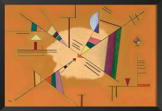Diagonal de Wassily Kandinsky - tableau celebre