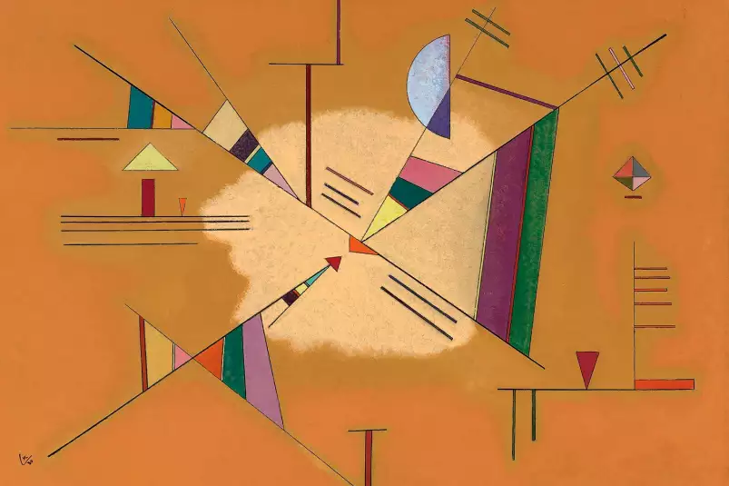 Diagonal de Wassily Kandinsky - tableau celebre