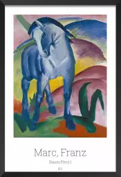 Cheval bleu par Franz Marc - tableau celebre
