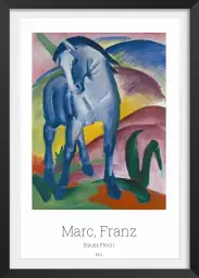 Cheval bleu par Franz Marc - tableau celebre