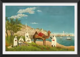 Vue d' Alger de Henri Rousseau - tableau celebre