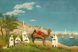 Vue d' Alger de Henri Rousseau - tableau celebre