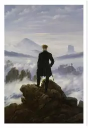 La mer et le brouillard par Caspar David Friedrich - tableau celebre
