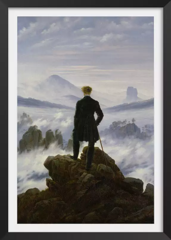 La mer et le brouillard par Caspar David Friedrich - tableau celebre