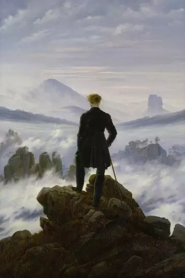 La mer et le brouillard par Caspar David Friedrich - tableau celebre