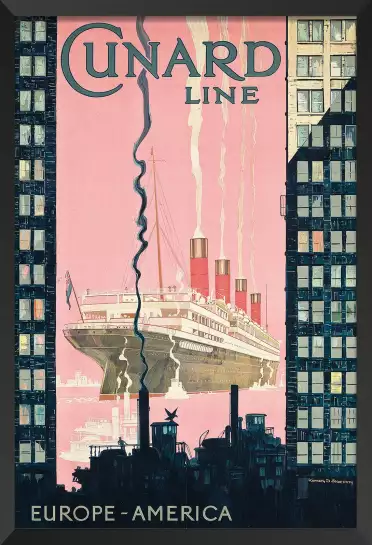 Cunard Line - tableaux contemporain