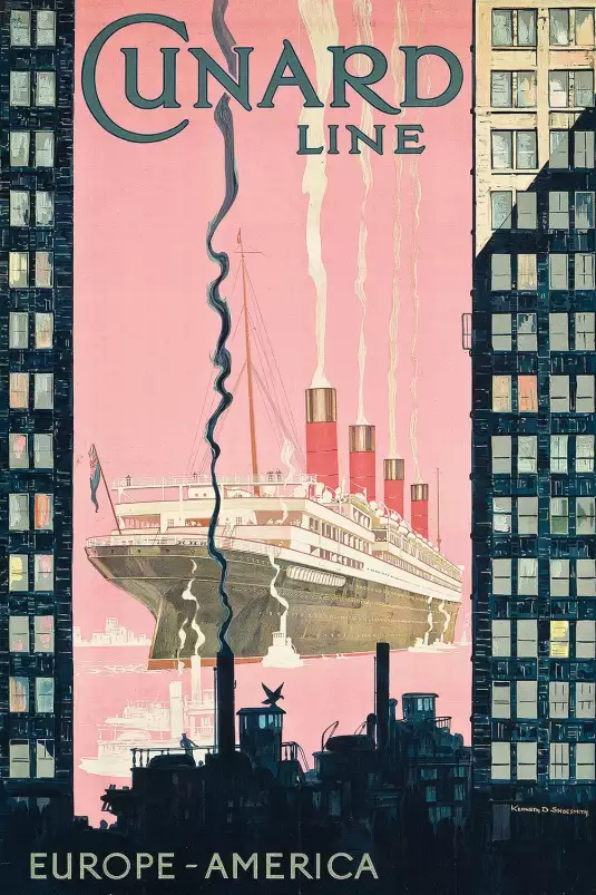 Cunard Line - tableaux contemporain