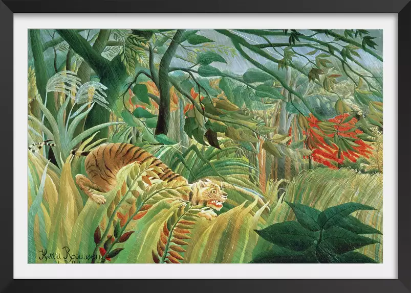 Orage de Henri Rousseau - tableau celebre