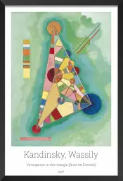 Variation en triangle par Wassily Kandinsky - tableau celebre