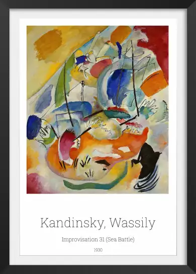 Improvisation par Wassily Kandinsky - tableau celebre