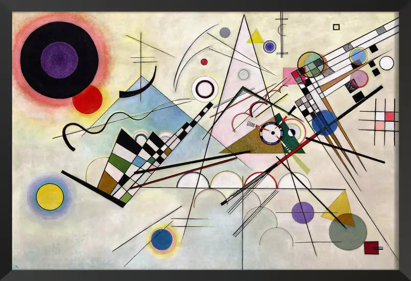 Composition 8 de Wassily Kandinsky - tableau celebre