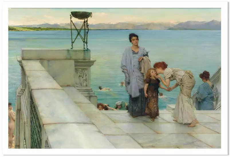 Le baiser de Sir Lawrence Alma-Tadema - tableau celebre