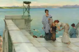Le baiser de Sir Lawrence Alma-Tadema - tableau celebre