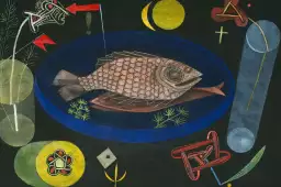 Autour du poisson de Paul Klee - tableau celebre