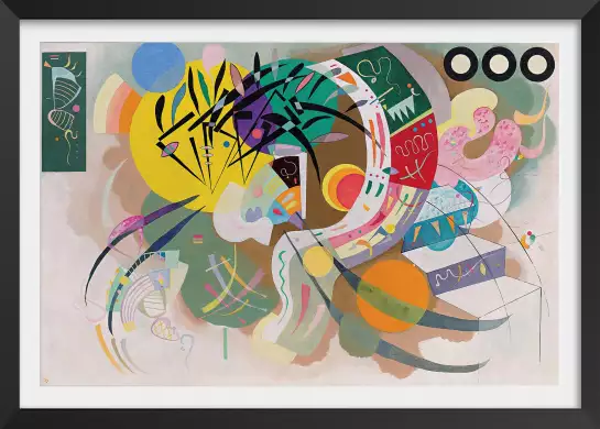 Courbe dominante de Wassily Kandinsky - tableau celebre