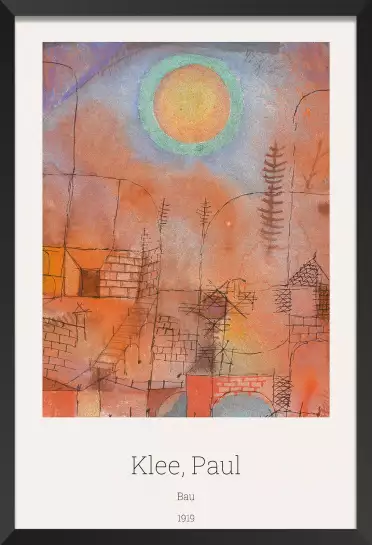 Bau par Paul Klee - tableau celebre