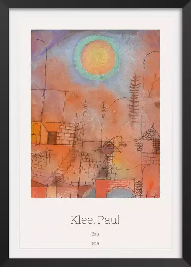 Bau par Paul Klee - tableau celebre