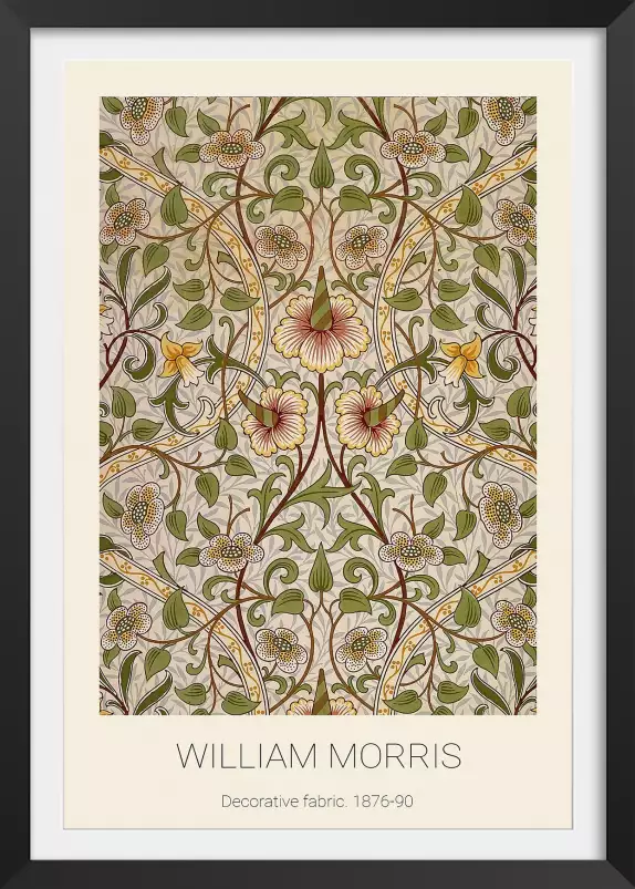 Decorative fabric par William Morris - tableau celebre