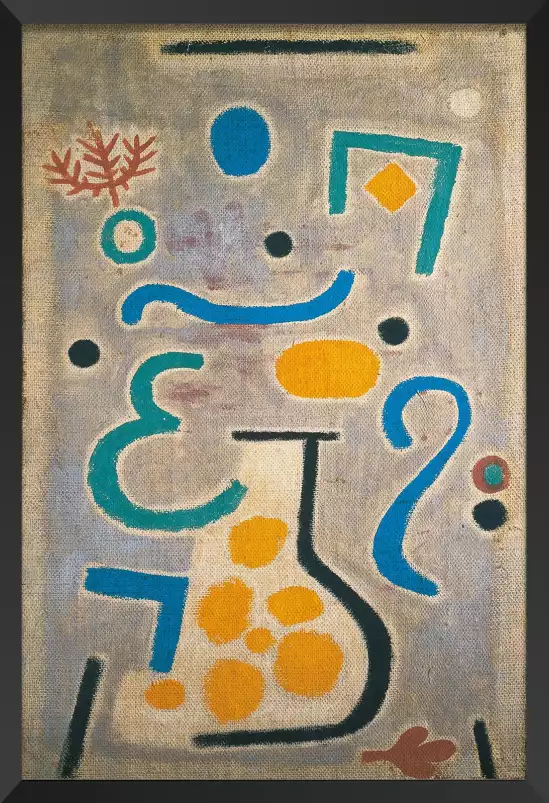 Le vase par Paul Klee - tableau celebre