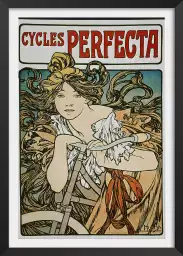 Publicité cycle par Alphonse Mucha - tableau celebre