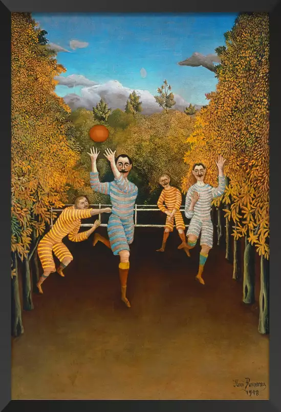 Joueur de foot par Henri Rousseau - tableau celebre