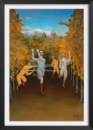 Joueur de foot par Henri Rousseau - tableau celebre