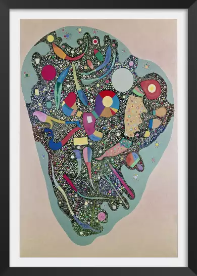 Ensemble multicolore par Wassily Kandinsky - tableau celebre