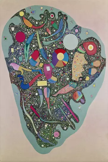 Ensemble multicolore par Wassily Kandinsky - tableau celebre