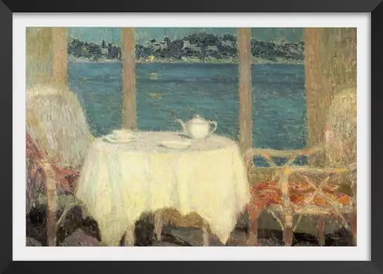 La baie de St Tropez d' Henri Le Sidaner - tableau celebre