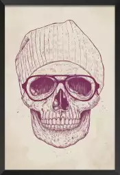 Skull hat - tableau design contemporain