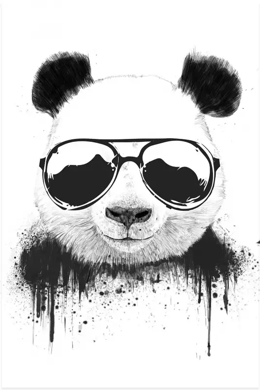 Cool panda - animaux déguisé
