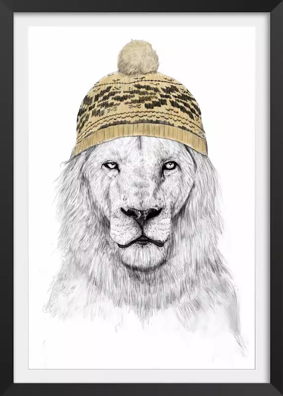 Winter lion - animaux déguisé