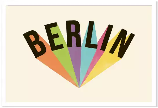 Berlin - poster minimaliste