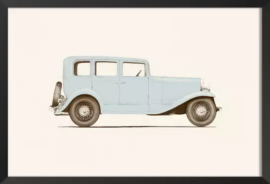 car 30 - affiche vintage