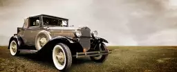 Auto classic retro - tableau voiture vintage