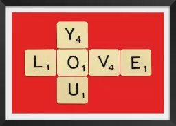 Love you - affiche citation