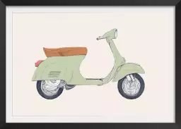 Vespa print - poster moto