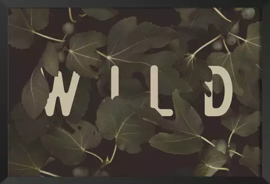 Wild main - tableau plante